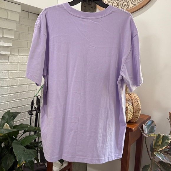 GAP & Disney Colab Adult Lavender Purple Mickey Mouse Holagram T-Shirt NWT Lg - Picture 2 of 7